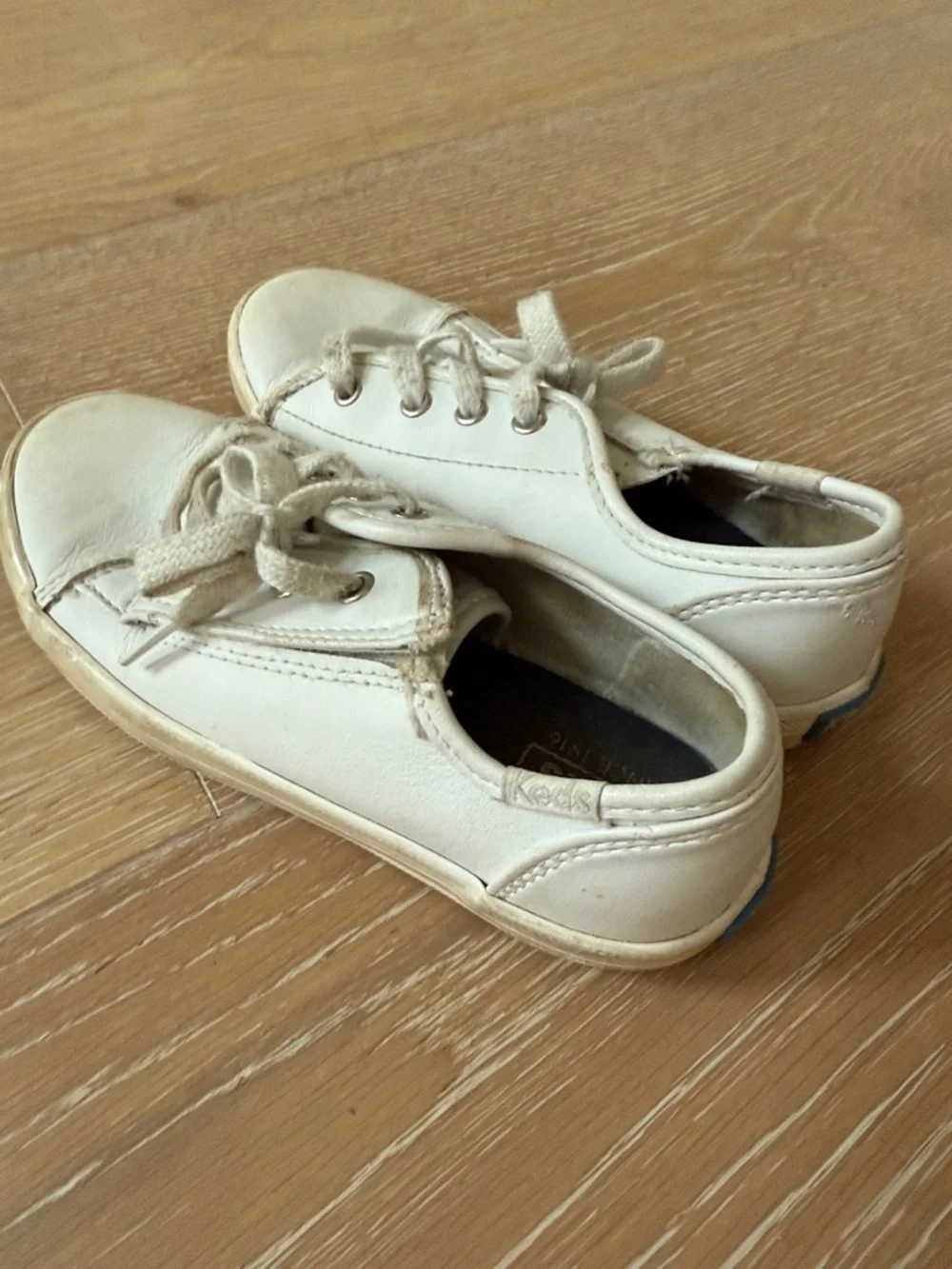 Keds Kids White Leather Sneakers Toddler Size 11
